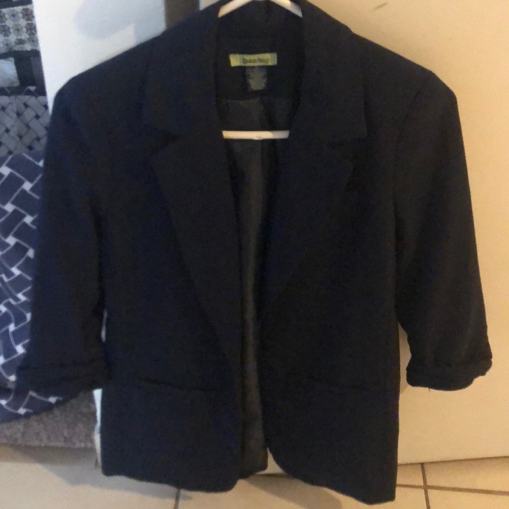 3/4 sleeve casual suite jacket